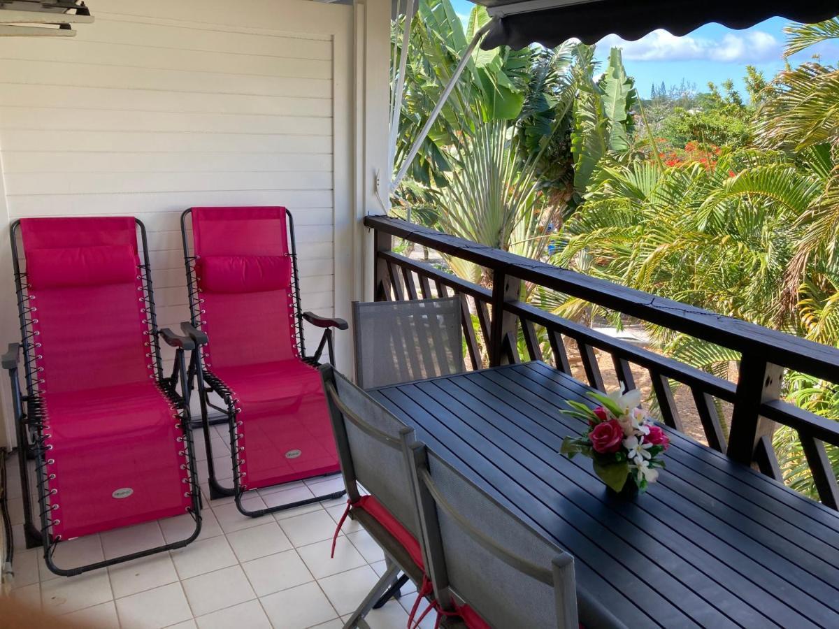 Appartement Arc En Ciel 3 Pieces Avec Acces Piscine Et Plage Saint-Francois  Zewnętrze zdjęcie